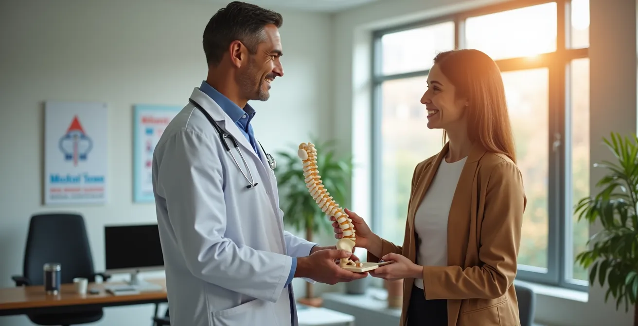 Moderne Betriebsarztpraxis mit Präventionsangeboten am Arbeitsplatz