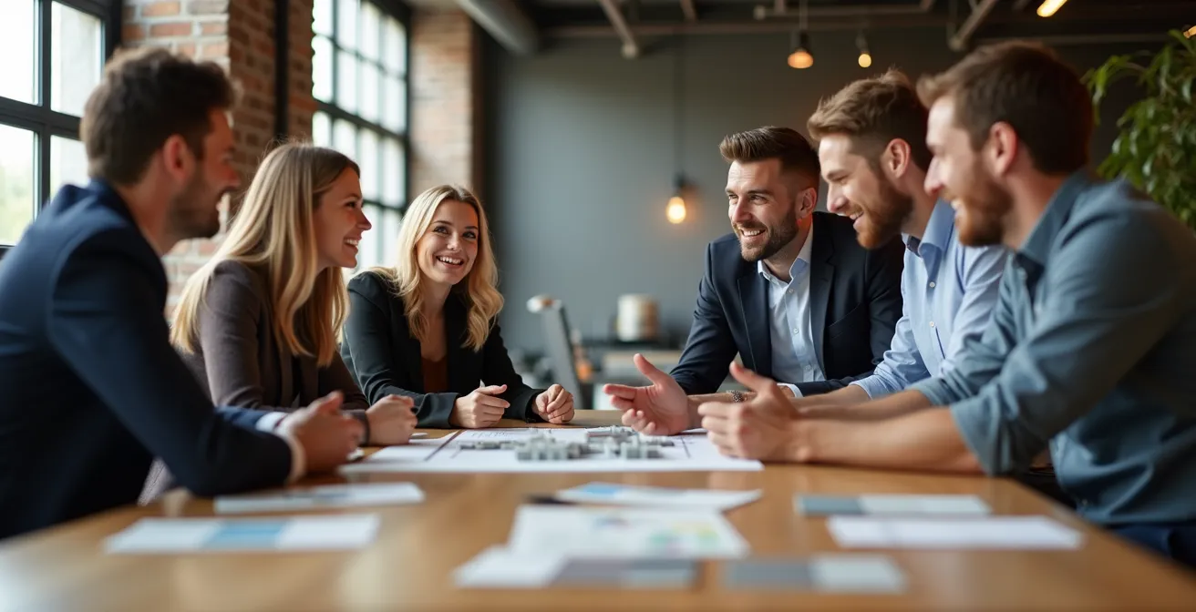 Visualisierung der sechs Stufen der digitalen Transformation im Mittelstand